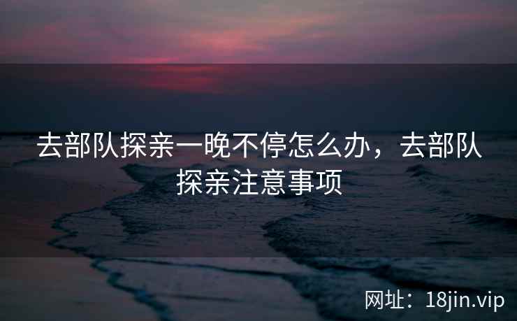 去部队探亲一晚不停怎么办，去部队探亲注意事项