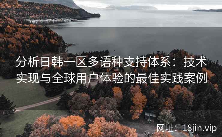 分析日韩一区多语种支持体系：技术实现与全球用户体验的最佳实践案例