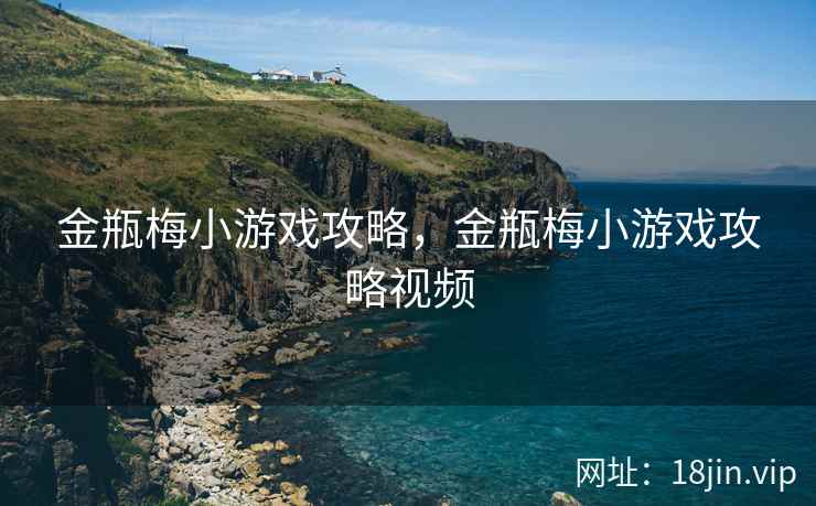金瓶梅小游戏攻略，金瓶梅小游戏攻略视频