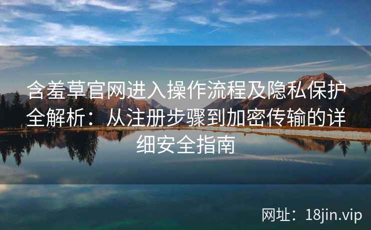 含羞草官网进入操作流程及隐私保护全解析：从注册步骤到加密传输的详细安全指南